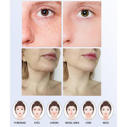 Multi-Mode Facial Neck Massager, Wrinkle Reduction & Face Sculpting Anti-Aging & Skin Firming, Vibration for Skin Care, Rechargeable 7-Color Comfort Long-Term Skincare Solution